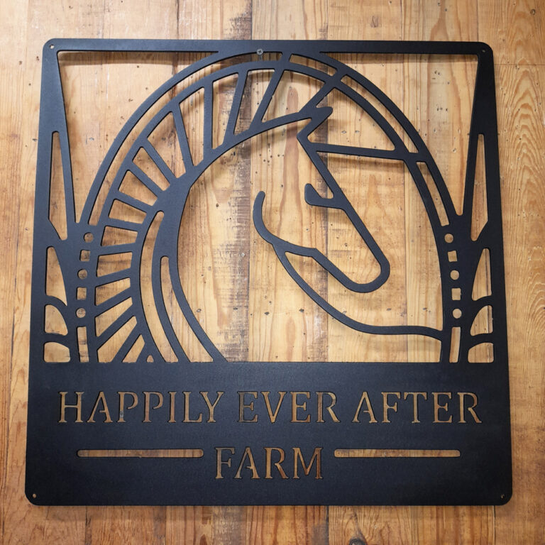 Single Layer Metal Signs – Juno Ironcraft, LLC